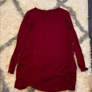 Maroon long sleeve